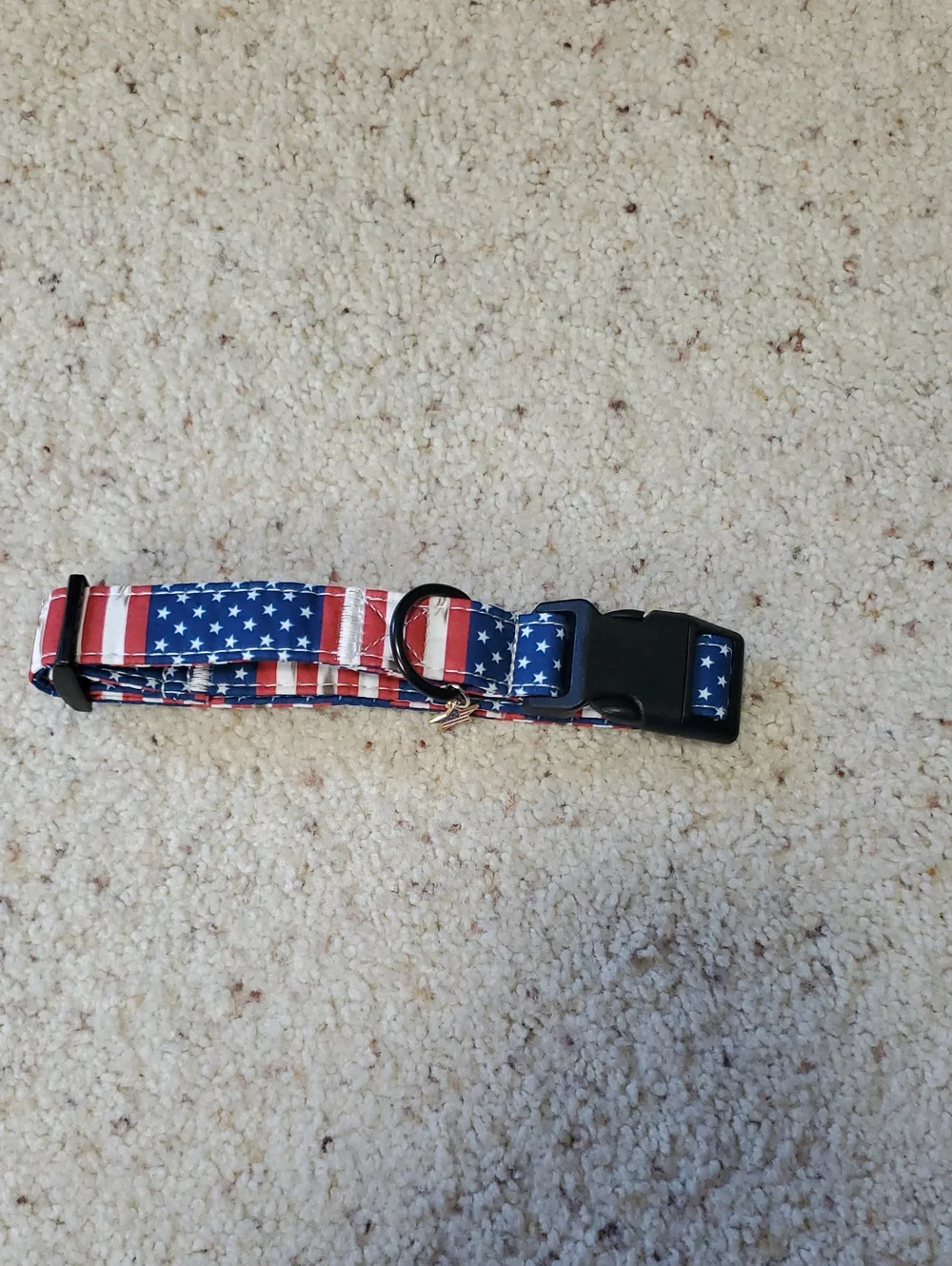 American Flag Adjustable Dog Collar - Stars & Stripes